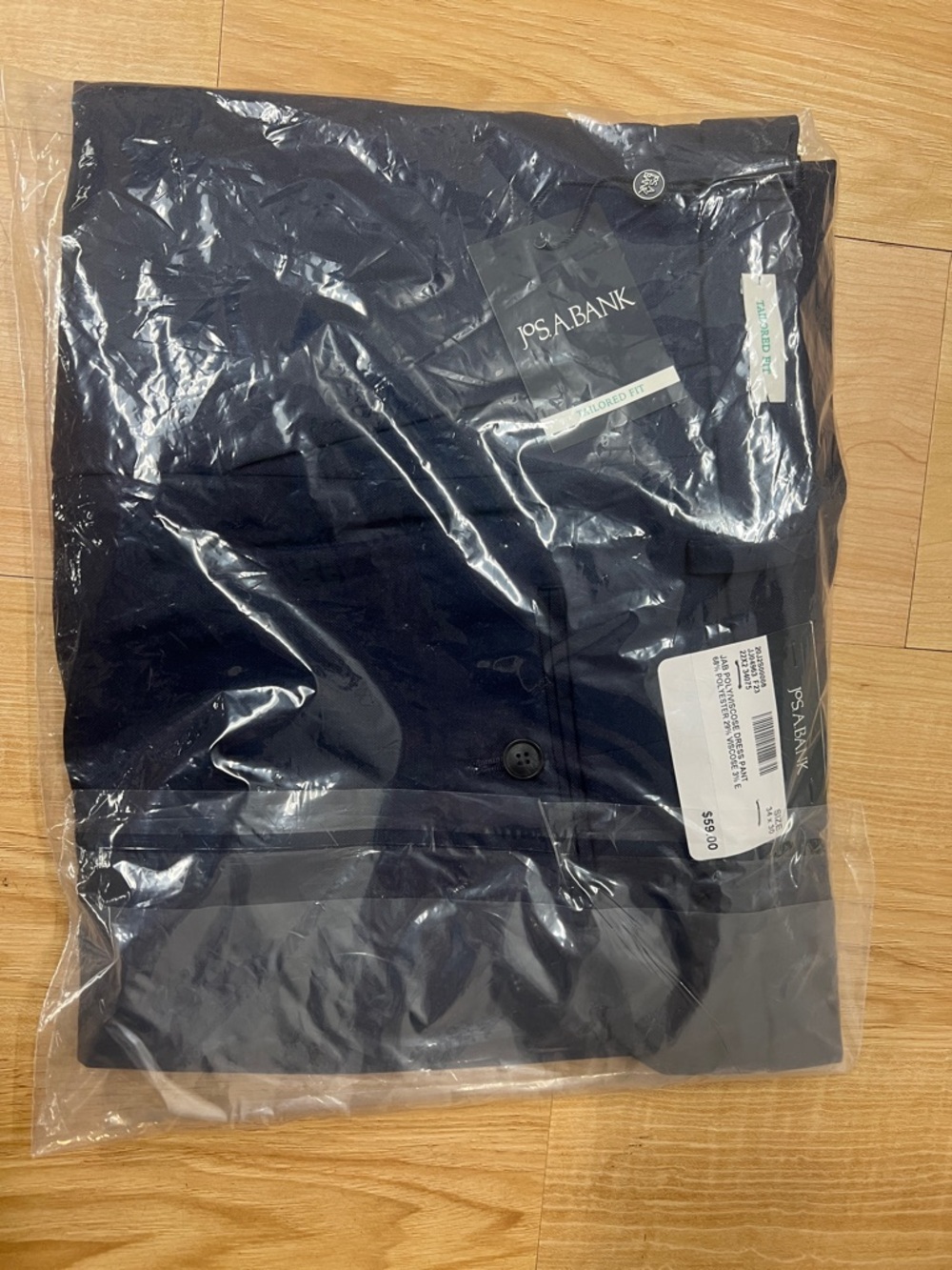 Jos. A. Bank Men's Navy Dress Pant